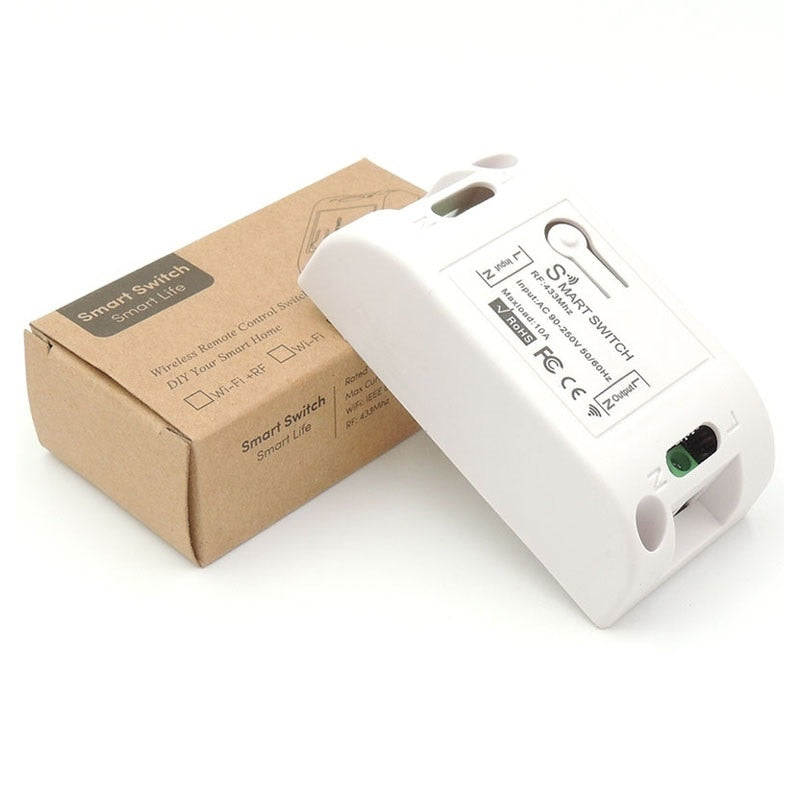 433Mhz wireless Wall Switch RF 86 wall panel transmitter Safety Switch and AC 110V 220V relay interrupter for Light Lamp