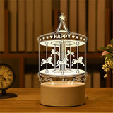 Romantic Love 3D Acrylic Led Lamp for Home Children's Night Light Table Lamp Birthday Party Decors Valentine's Day Bedside Lamp