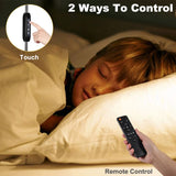 Remote Control Dimmable Standing Light EU Plug 150cm LED Floor Lamp 12W Flexible Gooseneck Touch Dimming for Study Living Room