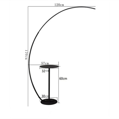 Nordic Minimalist Creative C-shaped Lamp Living Room Sofa Bedroom Study Bedside Corner Led Dimmable Remote Control Floor Lamp