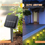 Solar Lights Outdoor Waterproof Lawn Lights 8 Modes Garden Decorative Landscape Lights Garland Patio Decorative Street Lights