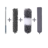 2023 Telescopic Cleaning Duster Brush Extended Long Crevice Spider Web Microfiber Brushes Bendable Household Dust Clean Remover