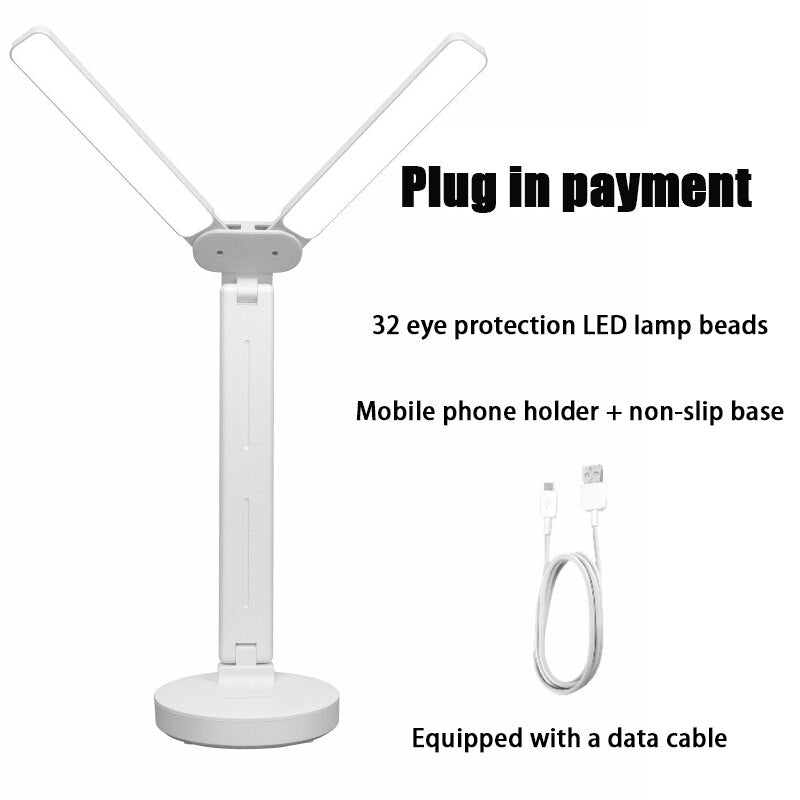 Xiaomi Youpin Reading Lamp LED Desk Lamp USB Charging Port Warm White Light Adjustable Brightness MultiAngle Switching Home Lamp