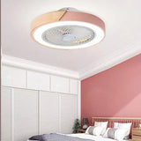 Intelligent ceiling fan with light, used for kitchen, dining room and bedroom decoration, 50cm silent invisible fan