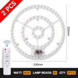 Led Ceiling Light Replacement Led Light Panel Dimmable Round Led Module Board 220V For Ceiling Lamp Fan Lights 60W 72W 80W 100W
