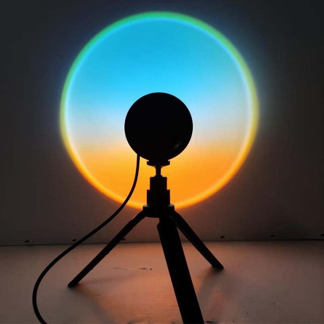 5V Atmosphere Night Light USB Mini Sunset Projection Lamp Live Beauty Background Wall Decoration Photography Room Decorate Light