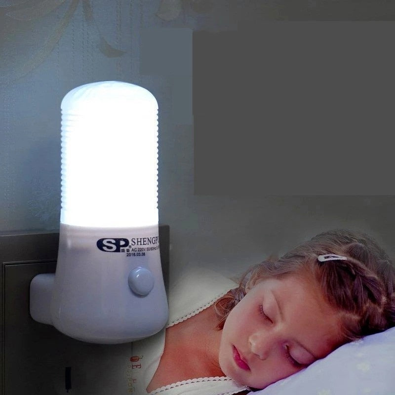 Novelty LED Night Light Wall Socket Bedside Lamp US Plug AC 110-220V Home Decoration Lamp for Children Bedroom Drop Shipping