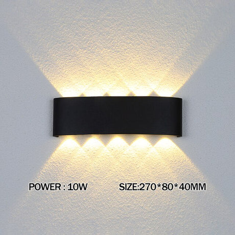 2W 4W 6W 8W 10W 12W  LED Wall Light Outdoor Waterproof Modern Nordic style Indoor Wall Lamps Living Room Porch Garden Lamp