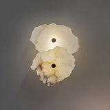 Natural Marble LED Wall Lamp Copper Luxury Novelty Lighting Sconce For Bedroom Living Dining Room Wall Decor Modern Art Design