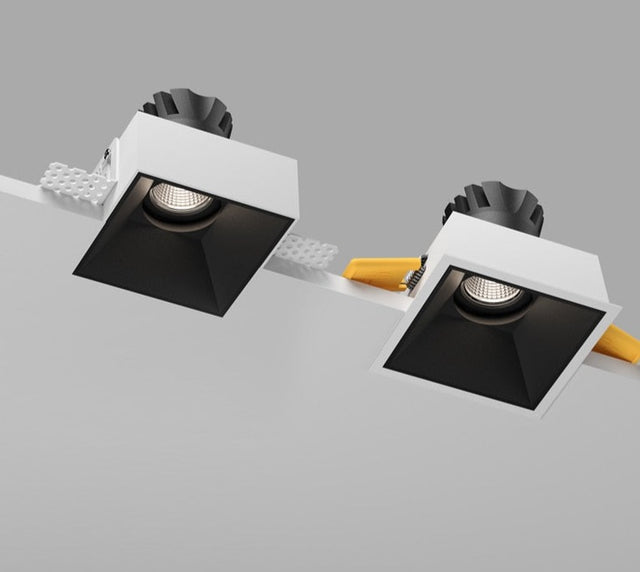  Led Recessed Ceiling Spotlight Square LED Downlight Aluminum Anti-glare Embedded Ceiling Lamps For Indoor Lighting 110V