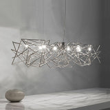 Nordic modern restaurant led chandeliers novelty luxury art bar decoration lighting minimalist living room bar hanging lights