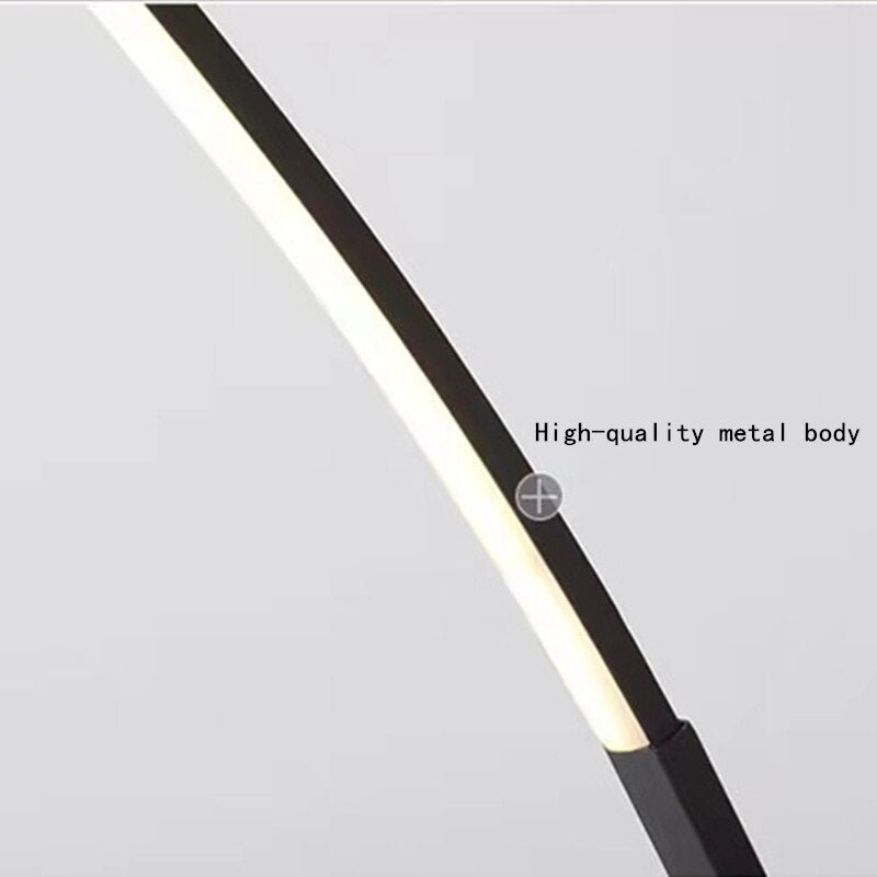Nordic Minimalist Creative C-shaped Lamp Living Room Sofa Bedroom Study Bedside Corner Led Dimmable Remote Control Floor Lamp