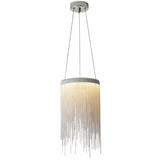 Modern Aluminum chandelier Lamp Novelty Aluminum Chains  LED chandelier Light Dining Room Living Room Bedroom Light