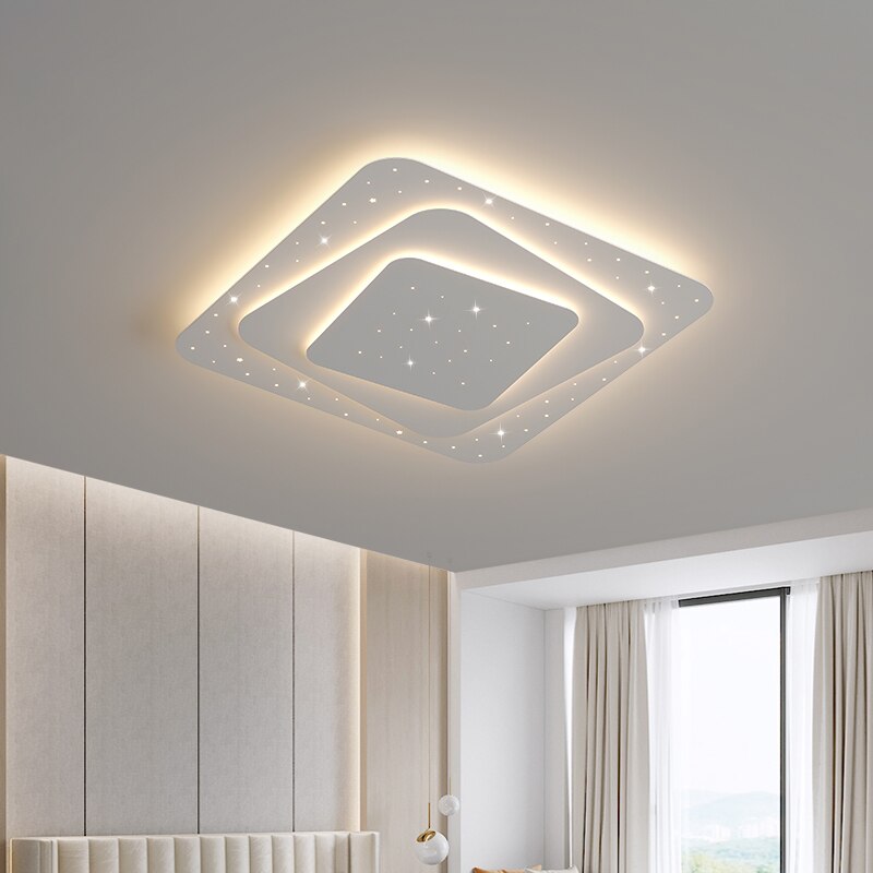 Minimalist Led Living Room Ceiling Lamp Modern Simple Home Atmosphere Master Bedroom Lamp Design Sense Ring Indoor Lighting Lamp