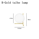 Modern Glass Ball floor lamps table lamp night light Nordic Simple Bedside Desk Home Decor LED Lustre Chandelier Light Lamparas