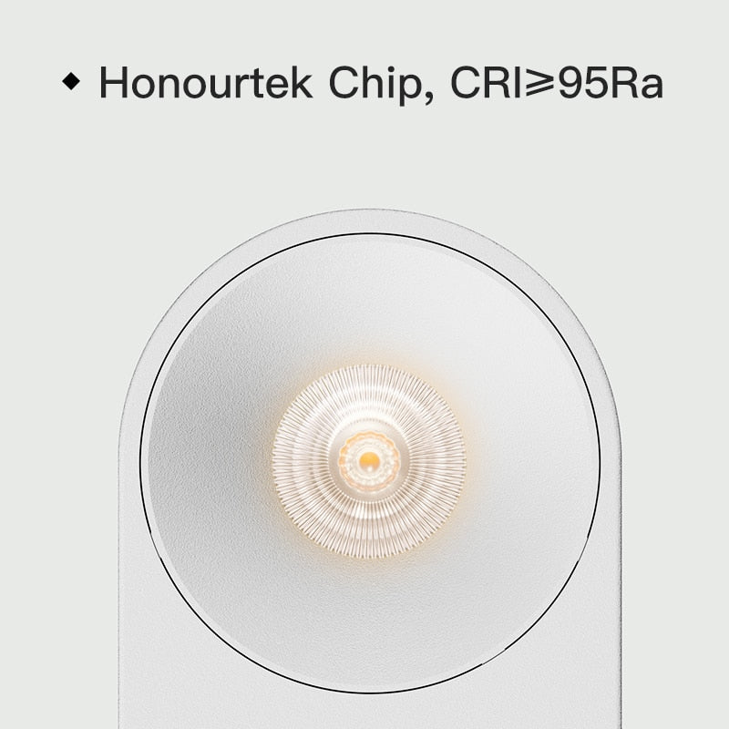 XRZLux Surface Mounted Square LED Downlight Ultra-thin LED Ceiling Lamp COB 12W 25W Ceiling Spotlight For Indoor Decor Lighting