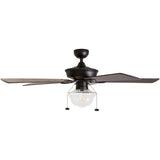 52&quot; Abner Indoor/Outdoor Bronze Ceiling Fans Room Decor Home Fan  Ceiling Fan with Led Light