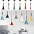 Modern Nordic Pendant Lights Simple Lamps Multicolor Minimalist Hanging Lamps 3 Heads E27 Edison Bulb for Kitchen Dining Bedroom