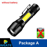 Mini LED Keychain Light Mutifuction Portable USB Rechargeable Pocket Work Light with Corkscrew Outdoor Camping Fishing Climbing
