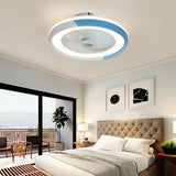Postmodern led ceiling fan lamp, remote control lighting, intelligent ceiling fan, remote control lamp / bedroom, restaurant
