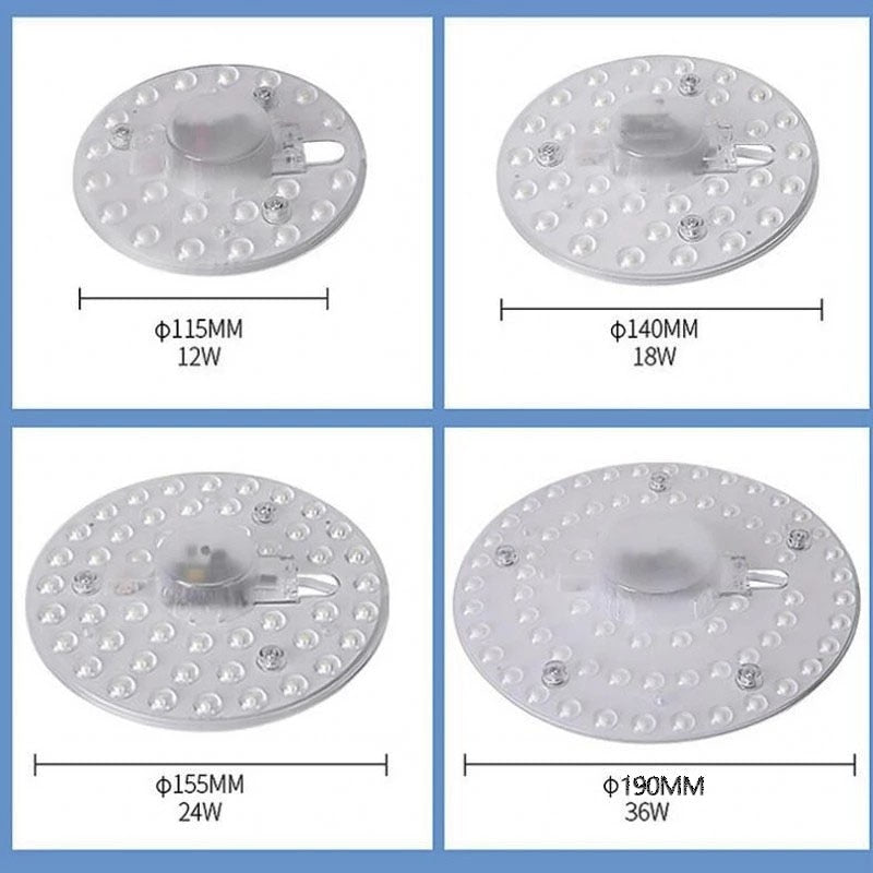 LED ceiling light Panel Light Module Lamp 36W 24W 18W Energy Saving 220V Round Ceiling Lamp Board Light Indoor Wall Lamp Light