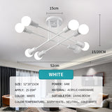 Modern Creative LED Chandelier Lighting Warm Romantic Minimalist for Bedroom Personality Living Room Dining Room Ceiling Lamp