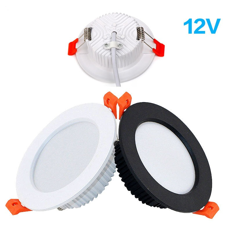 LED Downlight 12V DC 3W 5W 7W 9W 12W LED Spot Light Mini 24V Voltage Waterproof LED Decoration Ceiling Lamp Bathroom Panel Light