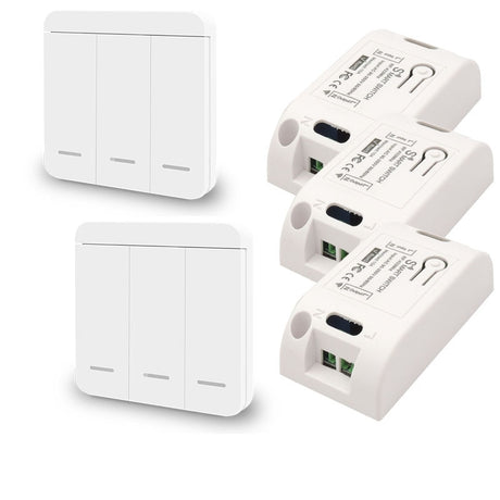 433Mhz wireless Wall Switch RF 86 wall panel transmitter Safety Switch and AC 110V 220V relay interrupter for Light Lamp