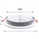 5W-36W Ceiling Light Recessed LED Spotlight Down Light AC 90-260V for Living Room and Shopping Mall Lighting