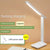  Led Desk Lamp 3 Color Dimmable Touch Foldable Table Lamp Bedside Reading Dormitory Eye Protection USB Rechargeable Light