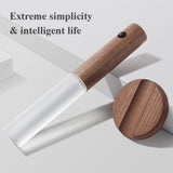 LED Wood Wireless USB Night Light Magnetic Wall Lamp Kitchen Cabinet Closet light Home Bedroom Table Move Lamp Bedside Lighting