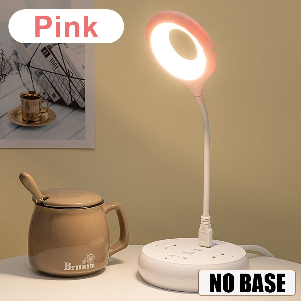 LED Table Lamp Portable Night Light Lamp Freely Foldable Desk Lamp USB Reading Talbe Lamp Eye Protection Saving Energy Desk Lamp