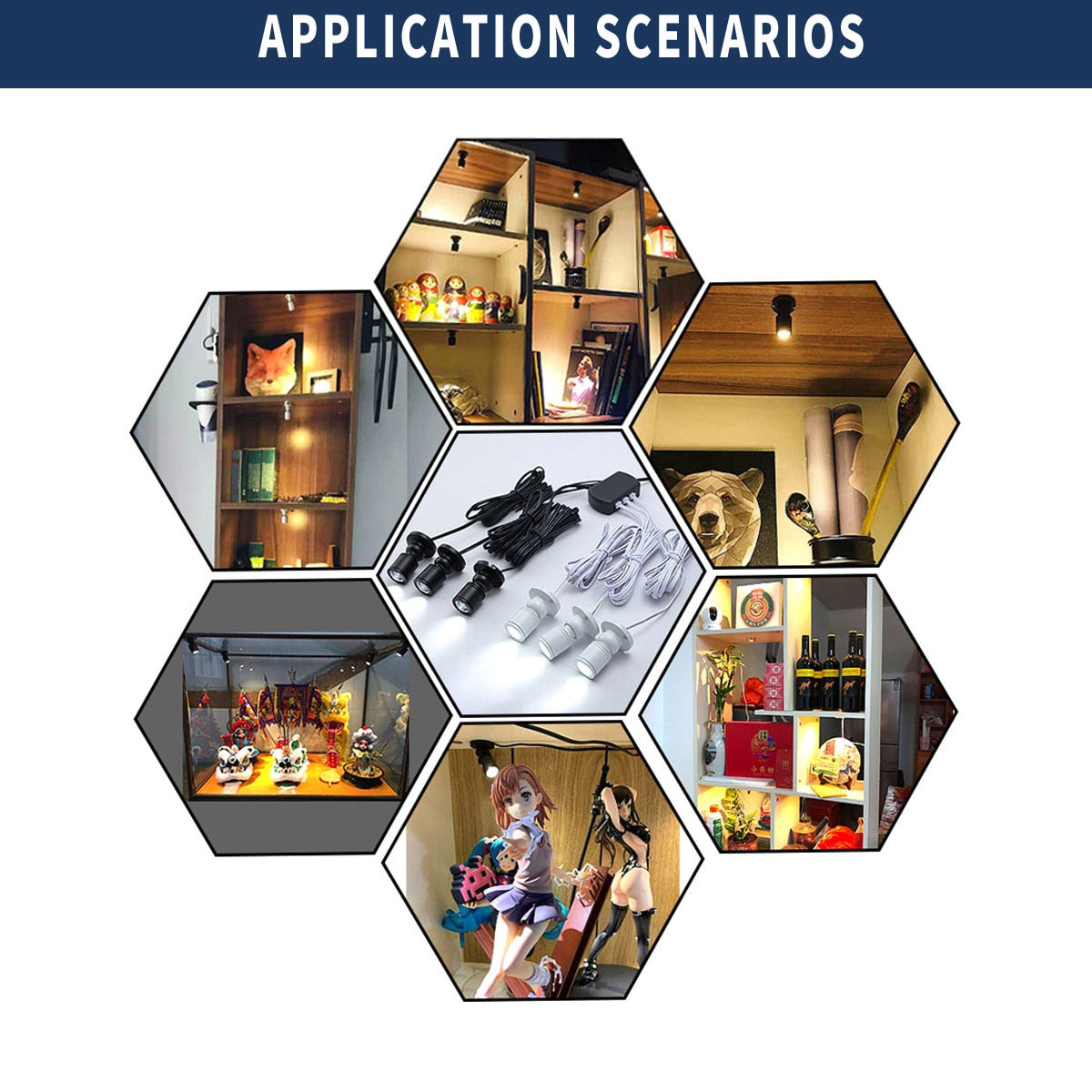 Dimmable LED Cabinet Lights USB 5V Downlight for Model Display Counter Wine Garage Kit Exhibition Case Shelf Mini Spot Light