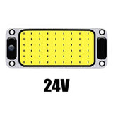 54LED 12-24V Car Reading LED Night Strip Light Interior Light Ceiling Lamp with On/Off Switch for Van Lorry Truck Camper Boat