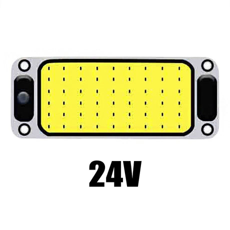 54LED 12-24V Car Reading LED Night Strip Light Interior Light Ceiling Lamp with On/Off Switch for Van Lorry Truck Camper Boat