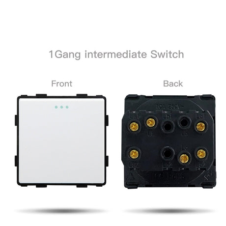  Wall Light Switches Glass Panel Parts White USB Sockets Function Parts  DIY EU CAT5 TV Sockets Power Outlet Parts