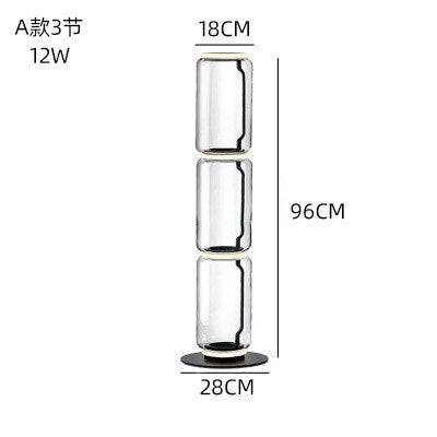 Italy Design Heavy Glass LED Floor Lamps Nordic Light Modern Bright Stand Lighting for Living Room Bedroom lustre Decor Fixtures