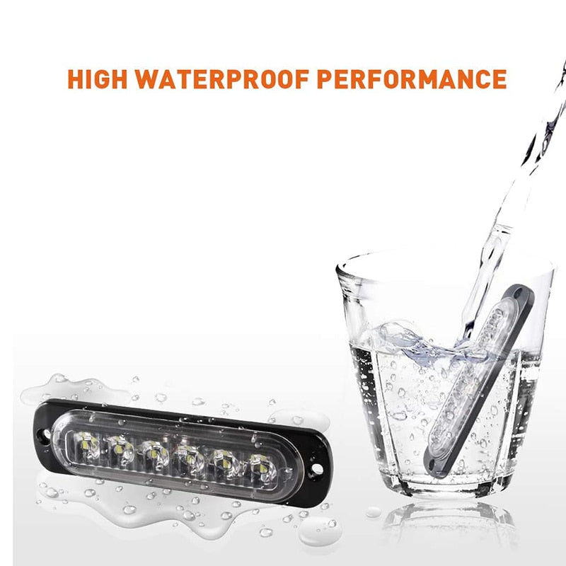 24 LED Strobe Light Wireless Car Emergency Flashing Light Car LED 12V Trailer Truck Strobos Police Warning Light Auto Diode Lamp