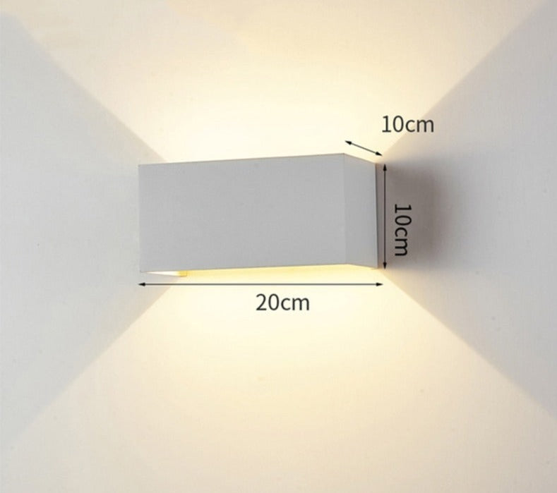 Magdalyn Outdoor Wall Lamp Aluminum Home Decoration Porch Sconce Up Down Building Fixtures  Nordic Interior Waterproof Led Light