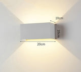 Magdalyn Outdoor Wall Lamp Aluminum Home Decoration Porch Sconce Up Down Building Fixtures  Nordic Interior Waterproof Led Light