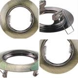 Round Metal Recessed LED Ceiling Downlight Frame Bracket MR16 GU10 Fitting  HousingFixture for  Spot Light