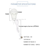 USB LED Bulb Portable LED Lamp Book Lights Outdoor Camping Light Indoor Reading Light Bulb Energy Saving Emergency Lamp