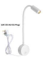 Minimalist LED Wall Lamp Reading Light For Bedroom Hotel Night Book Lamp Adjustable Rotaion Wall Light 5W Led  Spotlight