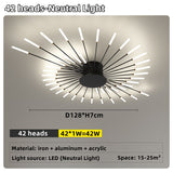 Led Firework Chandelier Dimmable For Living Room Bedroom Modern Ceiling Chandelier Dining Room Ceiling Lamp With Remote Control