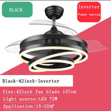 2023 Modern Ceiling Fan with Led Light Ventilator De Techno Con lumination Ceiling Fans Living Room Decors Chandelier with Fan