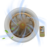 30W Ceiling Fan With Integrated Lights E27 Remote Ceiling Lighting Bedroom Living Room Switch Control 2400LM Home Lamps AC86-25V