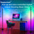 RGB LED Floor Lamp Living Room Dimmable 141cm Highly DIY Stand RGB LED Mood Light for Bedroom Home Decor Interior Lighting