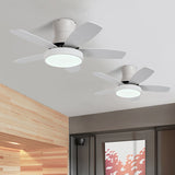 Modern Ceiling Fan Lamp with Led Light for Dining Living Room Kitchen Wood Nordic Suction Fans Remote Control ventilador