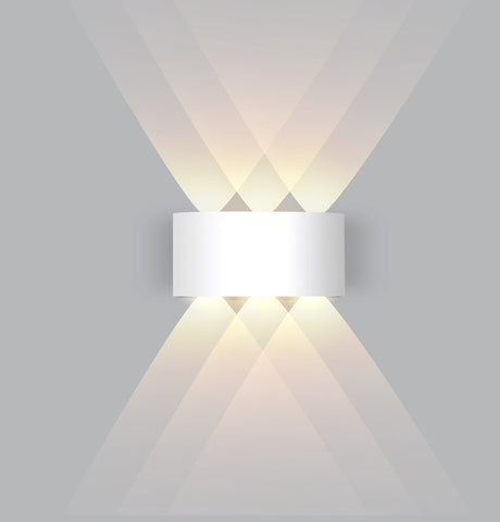 LED Wall Light IP65 Waterproof Outdoor Fence Garden Aluminum IP20 ABS Indoor Fashion Lamp For Living Room Stairs Corridor