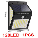 268 LED Reflector Solar Power Outdoor Light for Garden Decor Motion Sensor Street Wall Lamps Waterproof Patio Lighting Spotlight